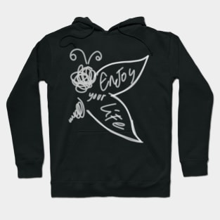 semicolon butterfly Hoodie